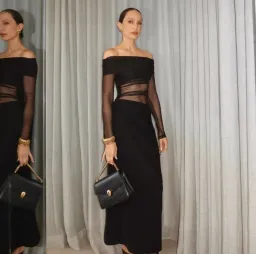 BENNI Yasmin Maxi Dress Black Size AU 6 for rent on The Volte - image 3