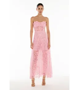 Manning Cartell Tea Ceremony Maxi Dress Pink Size 12 for rent on The Volte - image 1
