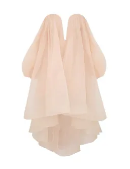 Zimmermann Crush Strapless Mini Dress Peach Size 1/Au 10  for rent on The Volte - image 2
