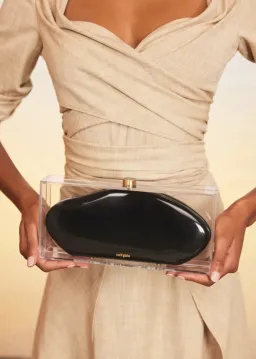 Cult Gaia Annika Clutch in Black for rent on The Volte - image 4