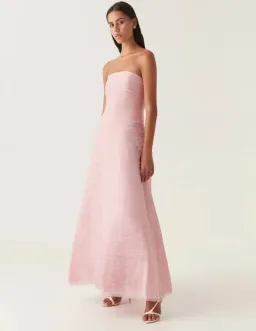 Aje Soundscape Maxi Dress Pink Size 6 for rent on The Volte - image 4