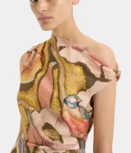 Sir the Label Talulah Knot Mini Dress Sanderling Size 8 for rent on The Volte - image 1