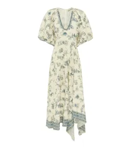 Alemais Casa Midi Dress Floral Size 14 for rent on The Volte - image 3