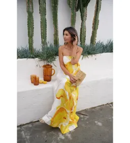 Acler Hopton Midi Dress in Ivory Calla Lily Size AU 10  for rent on The Volte - image 3