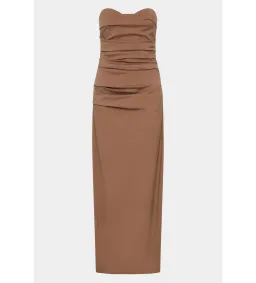Sir the label Alba Strapless Gown in Mocha Size AU 4 for rent on The Volte - image 5