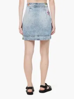 Alemais Jackpot Denim Jacket Size AU 8 and Mini Skirt Size AU 10 Blue for rent on The Volte - image 12