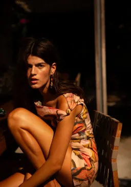 Sir the Label Talulah Knot Mini Dress Sanderling Floral Size 2 / AU 10 for rent on The Volte - image 6