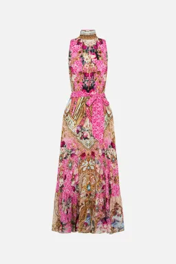 Camilla Necktie Midi Dress With Elasticated Waist Call Of The Canal Size XL / AU 16 for rent on The Volte - image 5