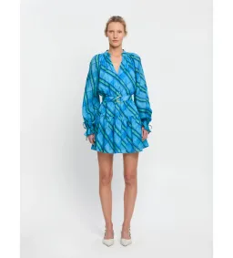 Kivari Oceana Mini Dress Blue Size AU 8 for rent on The Volte - image 1