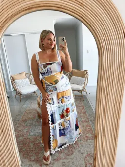 Zaco Capricci Dress Multi Size XXL / AU 16 for rent on The Volte - image 1