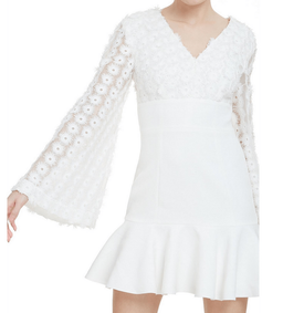 Keepsake Cross Your Mind Long Sleeve Mini Dress Size Medium for rent on The Volte - image 5
