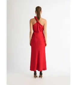 Sheike Naomi Maxi Dress in Red Size AU 12 for rent on The Volte - image 3