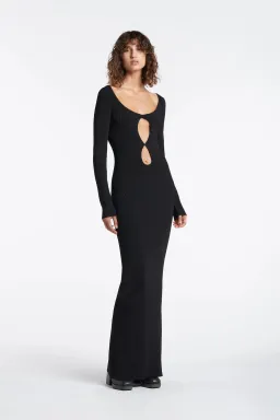 Sir the Label Petit Palace Midi Dress Black Size 1 / AU 8 for rent on The Volte - image 1