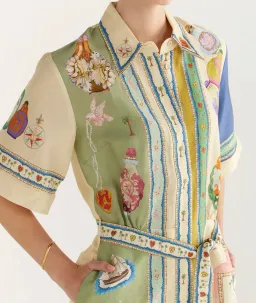 Alemais Elixir Mini Dress Multi Size 8 for rent on The Volte - image 2