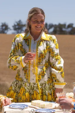 Alemais Gisela Mini Shirt Dress Floral Size 16  for rent on The Volte - image 1