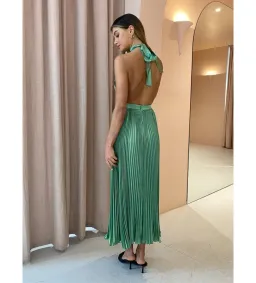 Lidee Renaissance Gown Sage Size 12 for rent on The Volte - image 3