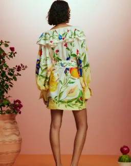 Alémais Flores Mini Dress Multi Size 16 for rent on The Volte - image 2