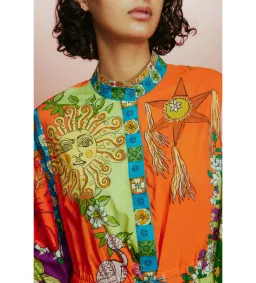 Alémais Tiger Shirtdress Multi Size 14 for rent on The Volte - image 2