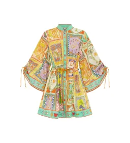 Alémais Holiday Go-to Mini Dress Multi Size 14 for rent on The Volte - image 3