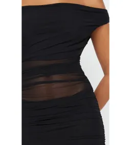 Bec & Bridge Pia Off The Shoulder Dress Black Size AU 6  for rent on The Volte - image 3