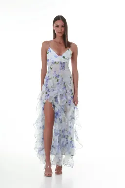 Menti Iris flower Maxi Dress Floral Size AU 6 for rent on The Volte - image 1