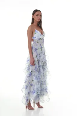 Menti Iris flower Maxi Dress Floral Size AU 6 for rent on The Volte - image 2