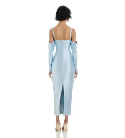 Eliya the Label Annalise Dress Blue Size L / AU 12 for rent on The Volte - image 3