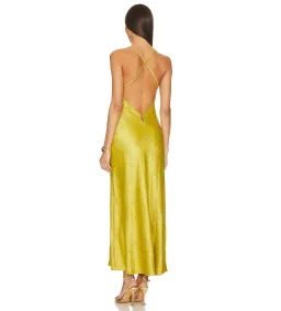 Bec & Bridge Carolina Maxi Dress Olive Oil Size AU 8 for rent on The Volte - image 3
