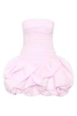 Aje Violette Bubble Hem Mini Dress Pastel Pink Size 10 for rent on The Volte - image 4