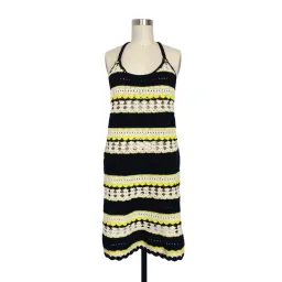 Ganni Striped Crochet Knit Slip Mini Dress Multi Size S / AU 8 for rent on The Volte - image 11