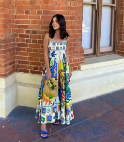 Alemais Soleil Sundress Multi Size 8 for rent on The Volte - image 4