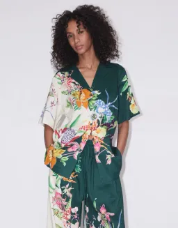 Alemais Aggie Shirt and Pants Set Floral Size 6 for rent on The Volte - image 6