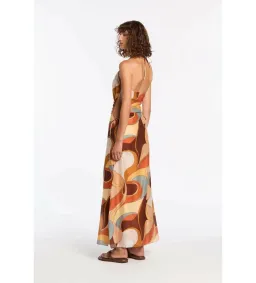Sir the Label Vista Halter Midi Dress in Vista Print Size 10 for rent on The Volte - image 1