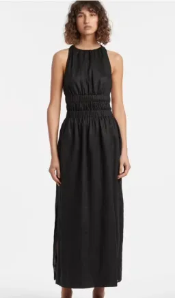 Sir The Label Franc Cross Back Gown Black Size 1 / AU 8 for rent on The Volte - image 1