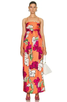 Aje Monument Tulip Maxi Dress Vivid Camellia Size 8 for rent on The Volte - image 3