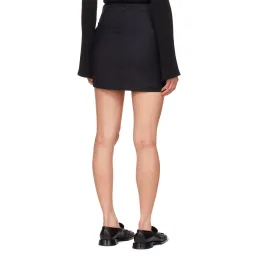 Anna Quan Emelia Ruched Mini Skirt Black Size 12  for rent on The Volte - image 3