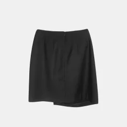 Anna Quan Emelia Ruched Mini Skirt Black Size 12  for rent on The Volte - image 8