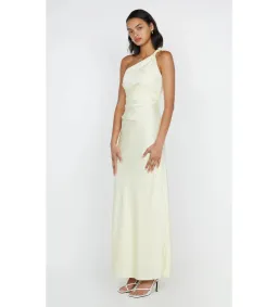 Bec & Bridge Lunetta Asym Dress Ice Yellow Size AU 12 for rent on The Volte - image 2