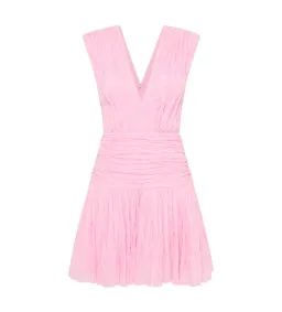 Aje Escapist Mini Dress Flash Pink Size AU 10 for rent on The Volte - image 3
