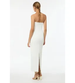 Manning Cartell Fast Forward Strapless Maxi Dress White Size AU 10 for rent on The Volte - image 3