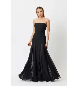 Bianca & Bridgett Mae Maxi Dress Black Size AU 8 for rent on The Volte - image 1