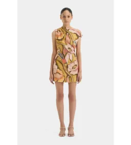Sir The Label Talulah Knot Mini Dress in Sanderling Floral Size 1 / AU 8 for rent on The Volte - image 1