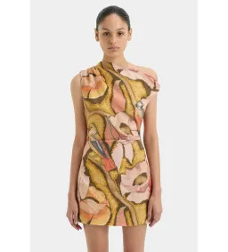 Sir The Label Talulah Knot Mini Dress in Sanderling Floral Size 1 / AU 8 for rent on The Volte - image 2
