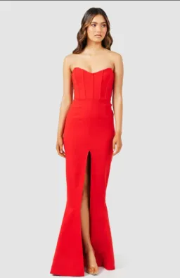Derma Department Alexandra Gown Red Size 10 for rent on The Volte - image 2