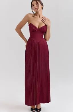 House Of CB Marcella Dress Berry Size S/AU 8 for rent on The Volte - image 3