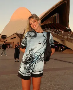 Sir the Label Dreamwood Mini Dress in Brise Soleil Size AU 8 for rent on The Volte - image 8