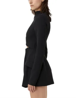 Camilla & Marc Ilona Long Sleeve Mini Dress Black Size 6 for rent on The Volte - image 4