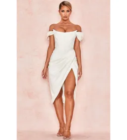 House of CB Loretta Dress in Ivory Size XS / AU 6 for rent on The Volte - image 1
