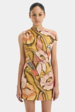 Sir the Label Talulah Knot Mini Dress Sanderling Floral Size 4 / AU 14 for rent on The Volte - image 2