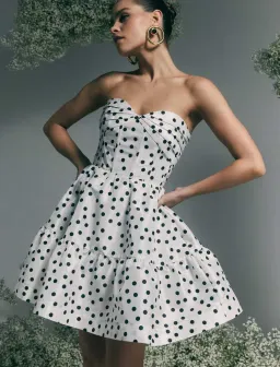 Rebecca Vallance Delia Mini Dress Print Size 8 for rent on The Volte - image 4